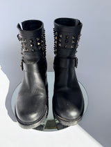 Valentino Rockstud Ankle Boots (Size40/UK7)