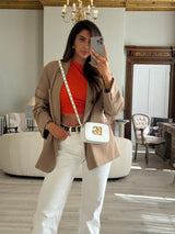 Dolce & Gabanna 3.5 Leather Crossbody Bag