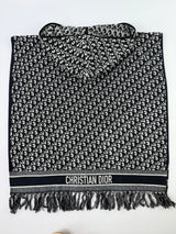 Christian Dior Navy Oblique Poncho