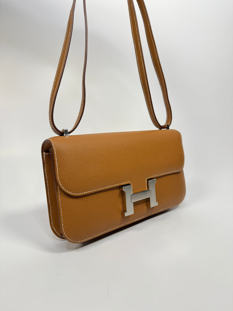 Hermès Constance Elan In Gold Epsom Leather With PHW