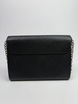 Louis Vuitton Black Epi Leather Twist MM Shoulder Bag