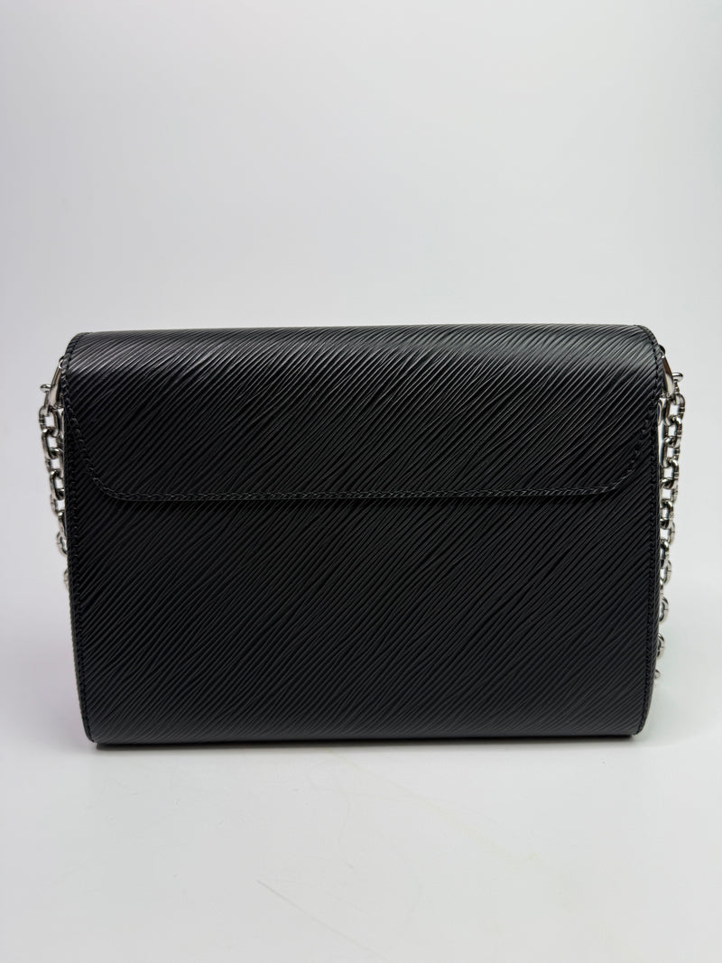 Louis Vuitton Black Epi Leather Twist MM Shoulder Bag