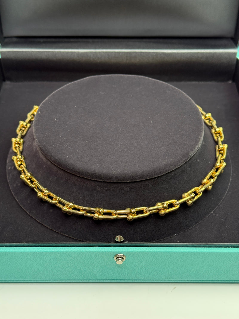 Tiffany & Co Medium Link Necklace In Yellow Gold