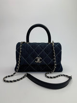 Chanel Small Coco In Denim Canvas With SHW