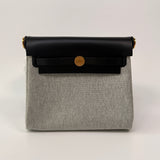 Hermès Herbag Zip 20 Ecru Beige Viking Canvas and Nior Vache GHW
