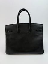 Hermès Birkin 35 Black Epsom Leather GHW
