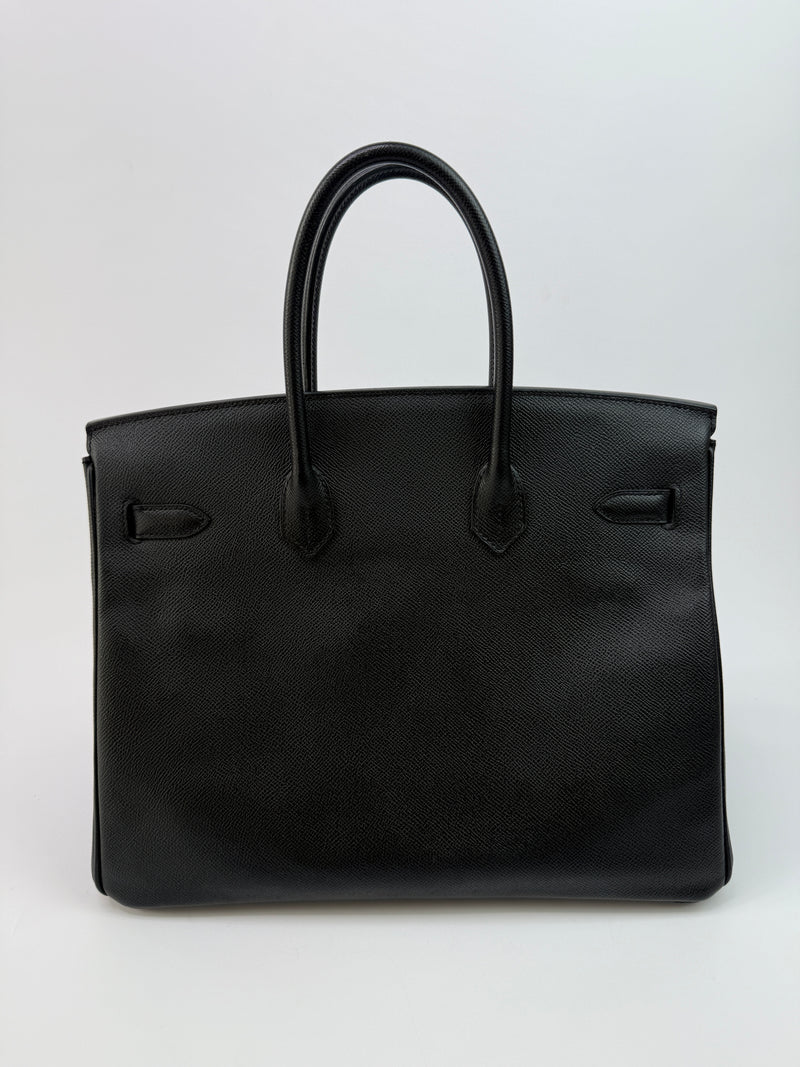 Hermès Birkin 35 Black Epsom Leather GHW