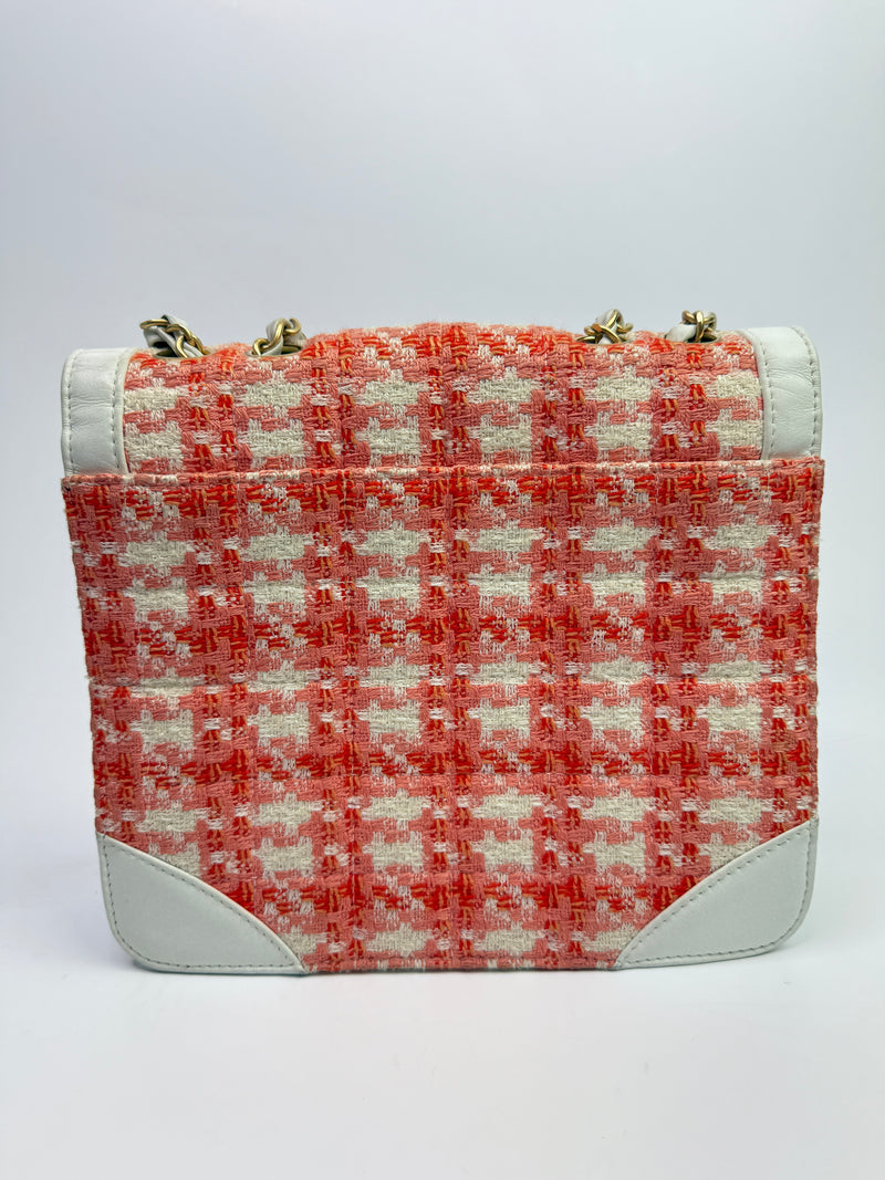 Chanel Tweed Single Flap Bag