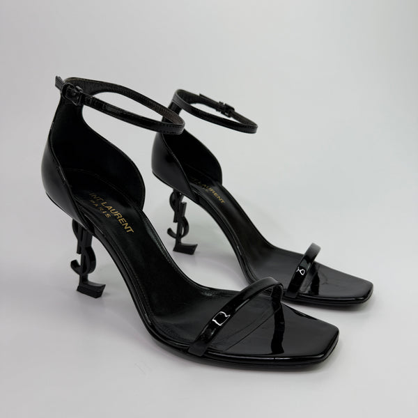 Saint Laurent Black Opyum Sandals (Size 38/UK 5)