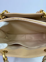 Chanel Grand Shopper Tote In Beige Caviar Leather With GHW