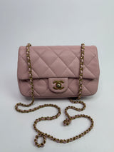 Chanel Mini Heart Charms Flap Antique Gold Hardware
