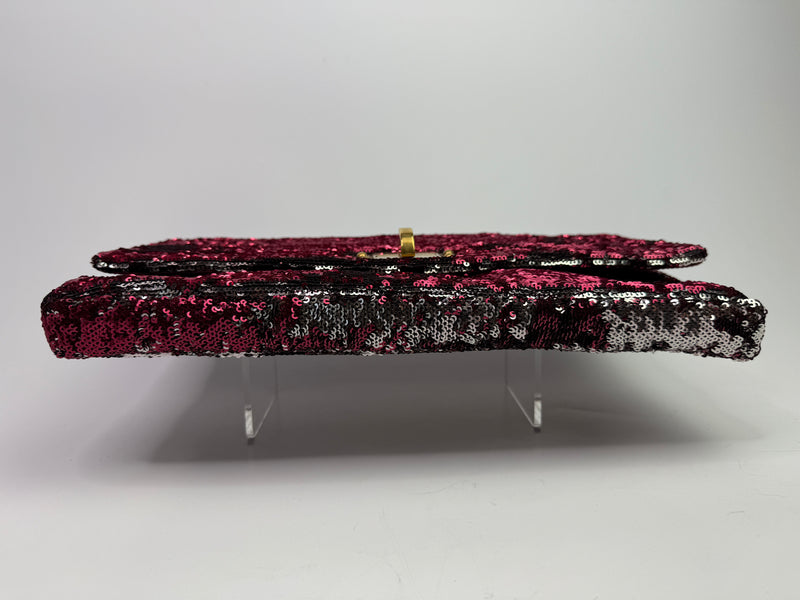 Miu Miu Pink Sequin Clutch