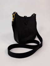 Hermès Evelyne TPM Black Clemence GHW
