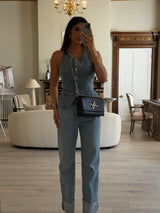 Louis Vuitton Black Epi Leather Twist MM Shoulder Bag