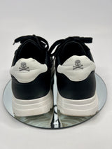 Phillip Plein Black Leather Low Top Trainers (Size 38 /UK 5)